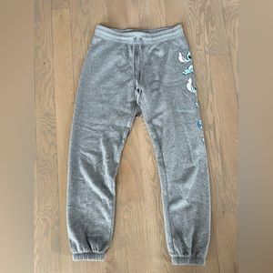 Women’s grey Lelo and Stitch sweatpants